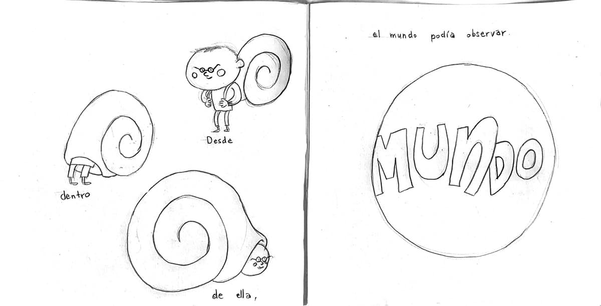 imagen maqueta libro. doble página.