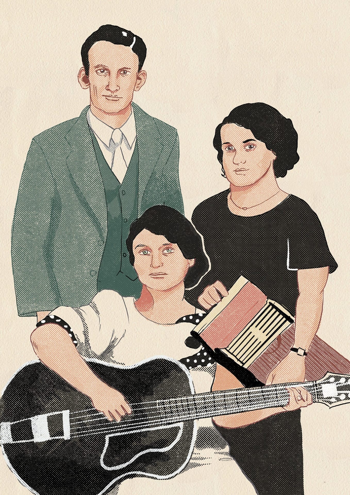 ilustración de la Carter Family